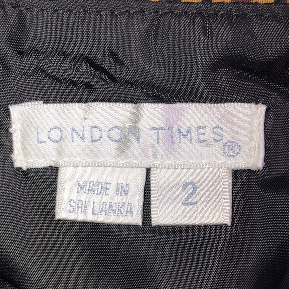 LONDON TIMES Sleeveless V-neck Dress (2) - Picture 6 of 17